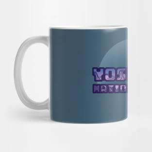 Yosemite National Park Retro Text Logo Mug